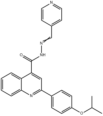 444932-55-2 2-(4-isopropoxyphenyl)-N'-(4-pyridinylmethylene)-4-quinolinecarbohydrazide