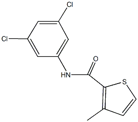 N-(3,5-dichlorophenyl)-3-methyl-2-thiophenecarboxamide Struktur