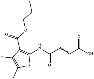 444937-76-2 4-{[4,5-dimethyl-3-(propoxycarbonyl)-2-thienyl]amino}-4-oxo-2-butenoic acid