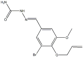 4-(allyloxy)-3-bromo-5-methoxybenzaldehyde semicarbazone|