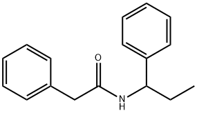 2-phenyl-N-(1-phenylpropyl)acetamide|