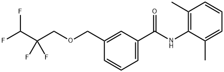 N-(2,6-dimethylphenyl)-3-[(2,2,3,3-tetrafluoropropoxy)methyl]benzamide Structure