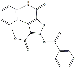 methyl 5-(anilinocarbonyl)-2-(benzoylamino)-4-methylthiophene-3-carboxylate|