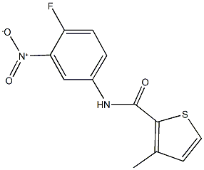 N-{4-fluoro-3-nitrophenyl}-3-methylthiophene-2-carboxamide|