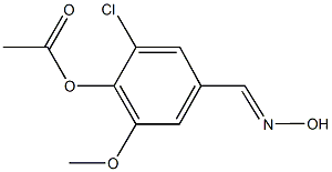 445000-73-7 2-chloro-4-[(hydroxyimino)methyl]-6-methoxyphenyl acetate