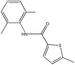 N-(2,6-dimethylphenyl)-5-methylthiophene-2-carboxamide 化学構造式