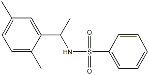 N-[1-(2,5-dimethylphenyl)ethyl]benzenesulfonamide Structure