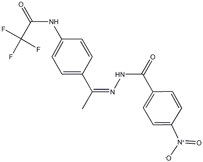 445002-80-2 2,2,2-trifluoro-N-[4-(N-{4-nitrobenzoyl}ethanehydrazonoyl)phenyl]acetamide