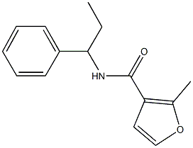 2-methyl-N-(1-phenylpropyl)-3-furamide Struktur