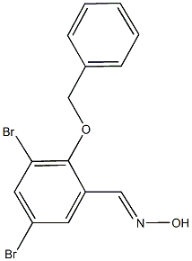 2-(benzyloxy)-3,5-dibromobenzaldehyde oxime 结构式