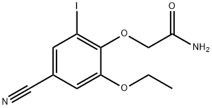 2-(4-cyano-2-ethoxy-6-iodophenoxy)acetamide 结构式