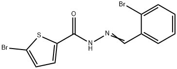 5-bromo-N'-(2-bromobenzylidene)-2-thiophenecarbohydrazide|