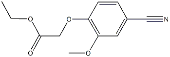 ethyl (4-cyano-2-methoxyphenoxy)acetate Structure