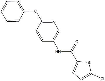 5-chloro-N-(4-phenoxyphenyl)-2-thiophenecarboxamide|