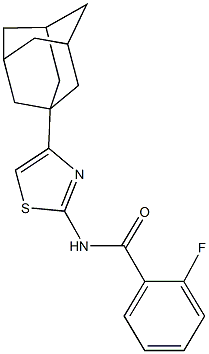 N-[4-(1-adamantyl)-1,3-thiazol-2-yl]-2-fluorobenzamide|