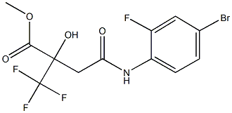 methyl 4-(4-bromo-2-fluoroanilino)-2-hydroxy-4-oxo-2-(trifluoromethyl)butanoate,445024-24-8,结构式