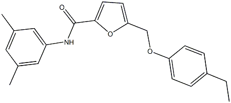 N-(3,5-dimethylphenyl)-5-[(4-ethylphenoxy)methyl]-2-furamide|