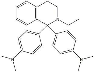 N-(4-{1-[4-(dimethylamino)phenyl]-2-ethyl-1,2,3,4-tetrahydro-1-isoquinolinyl}phenyl)-N,N-dimethylamine Structure