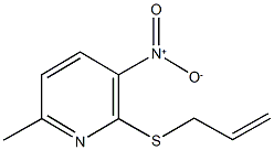 2-(allylsulfanyl)-3-nitro-6-methylpyridine 结构式