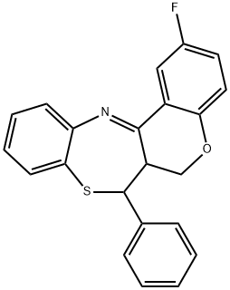445224-29-3 2-fluoro-7-phenyl-6a,7-dihydro-6H-chromeno[3,4-c][1,5]benzothiazepine