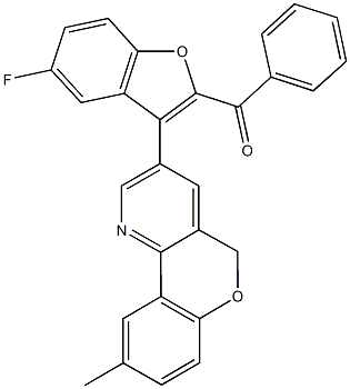 445224-46-4 [5-fluoro-3-(9-methyl-5H-chromeno[4,3-b]pyridin-3-yl)-1-benzofuran-2-yl](phenyl)methanone