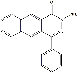 2-amino-4-phenylbenzo[g]phthalazin-1(2H)-one Structure