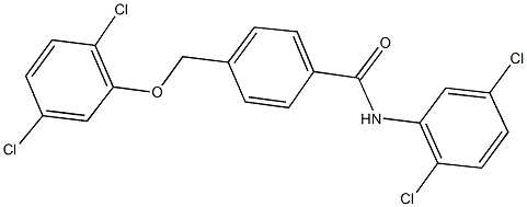 4-[(2,5-dichlorophenoxy)methyl]-N-(2,5-dichlorophenyl)benzamide Structure