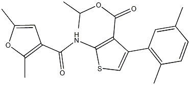 445231-89-0 isopropyl 2-[(2,5-dimethyl-3-furoyl)amino]-4-(2,5-dimethylphenyl)-3-thiophenecarboxylate