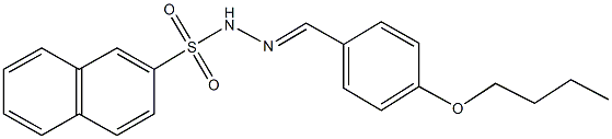 445242-61-5 N'-(4-butoxybenzylidene)-2-naphthalenesulfonohydrazide