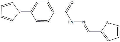 445246-63-9 4-(1H-pyrrol-1-yl)-N'-(2-thienylmethylene)benzohydrazide