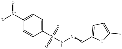 4-nitro-N'-[(5-methyl-2-furyl)methylene]benzenesulfonohydrazide Structure