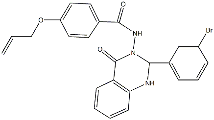 445252-83-5 4-(allyloxy)-N-(2-(3-bromophenyl)-4-oxo-1,4-dihydro-3(2H)-quinazolinyl)benzamide