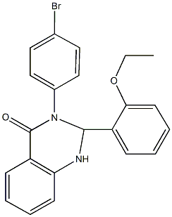 3-(4-bromophenyl)-2-(2-ethoxyphenyl)-2,3-dihydro-4(1H)-quinazolinone|