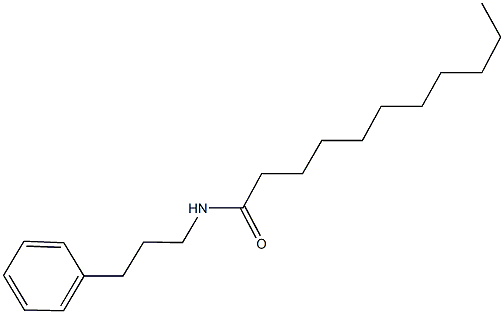 N-(3-phenylpropyl)undecanamide Structure