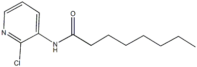 N-(2-chloro-3-pyridinyl)octanamide Structure