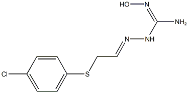 2-{2-[(4-chlorophenyl)sulfanyl]ethylidene}-N'-hydroxyhydrazinecarboximidamide,445260-45-7,结构式