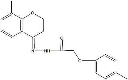 445260-50-4 N'-(8-methyl-2,3-dihydro-4H-chromen-4-ylidene)-2-(4-methylphenoxy)acetohydrazide