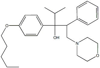 445261-86-9 4-methyl-1-(4-morpholinyl)-3-[4-(pentyloxy)phenyl]-2-phenyl-3-pentanol