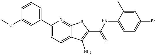 3-amino-N-(4-bromo-2-methylphenyl)-6-(3-methoxyphenyl)thieno[2,3-b]pyridine-2-carboxamide|