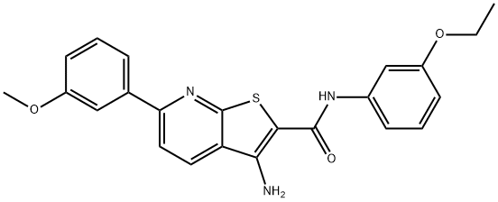 3-amino-N-(3-ethoxyphenyl)-6-(3-methoxyphenyl)thieno[2,3-b]pyridine-2-carboxamide|