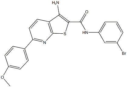 3-amino-N-(3-bromophenyl)-6-(4-methoxyphenyl)thieno[2,3-b]pyridine-2-carboxamide|