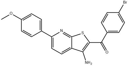 [3-amino-6-(4-methoxyphenyl)thieno[2,3-b]pyridin-2-yl](4-bromophenyl)methanone|