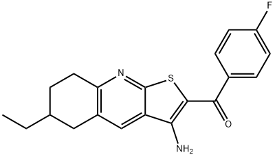 (3-amino-6-ethyl-5,6,7,8-tetrahydrothieno[2,3-b]quinolin-2-yl)(4-fluorophenyl)methanone|