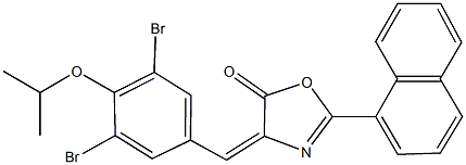 445285-76-7 4-(3,5-dibromo-4-isopropoxybenzylidene)-2-(1-naphthyl)-1,3-oxazol-5(4H)-one