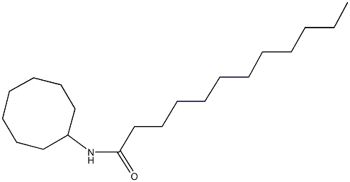 N-cyclooctyldodecanamide 化学構造式