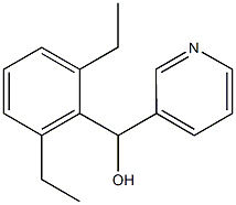 (2,6-diethylphenyl)(3-pyridinyl)methanol Structure