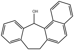 8,13-dihydro-7H-benzo[5,6]cyclohepta[1,2-a]naphthalen-13-ol 结构式