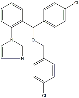 4-chlorobenzyl (4-chlorophenyl)[2-(1H-imidazol-1-yl)phenyl]methyl ether Structure