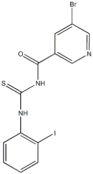445405-99-2 N-[(5-bromopyridin-3-yl)carbonyl]-N'-(2-iodophenyl)thiourea