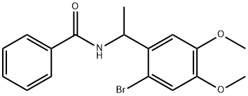 445408-34-4 N-[1-(2-bromo-4,5-dimethoxyphenyl)ethyl]benzamide